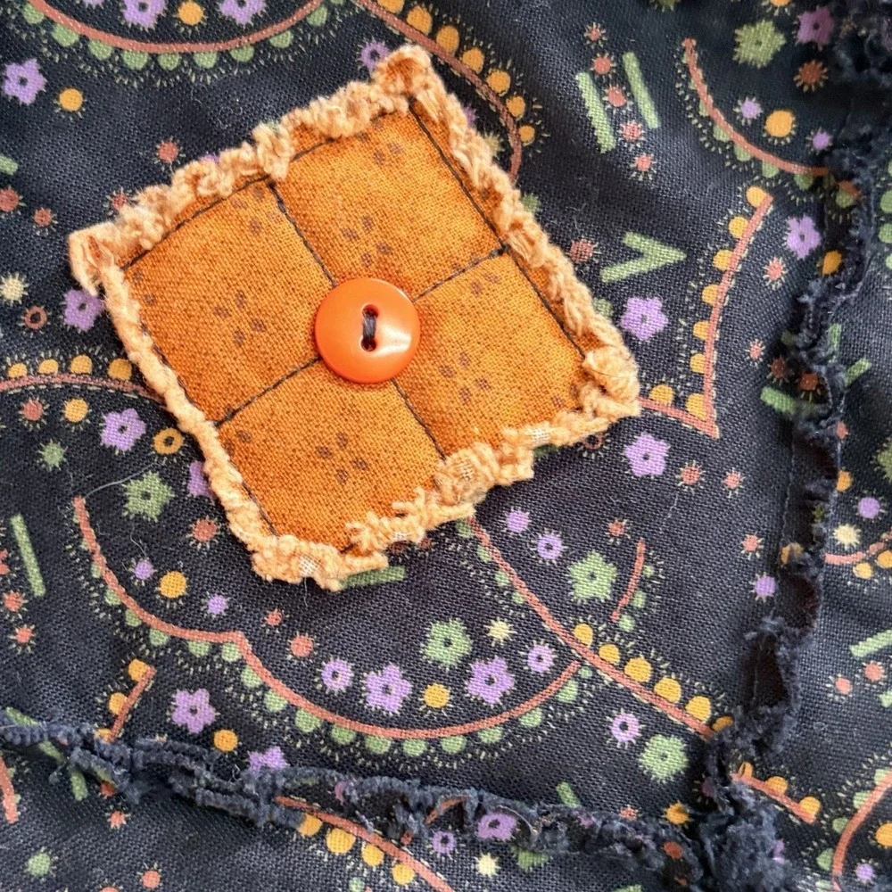 Handmade Quilted‎ Patchwork Multicolor Square Tote Shoulder Boho Bag